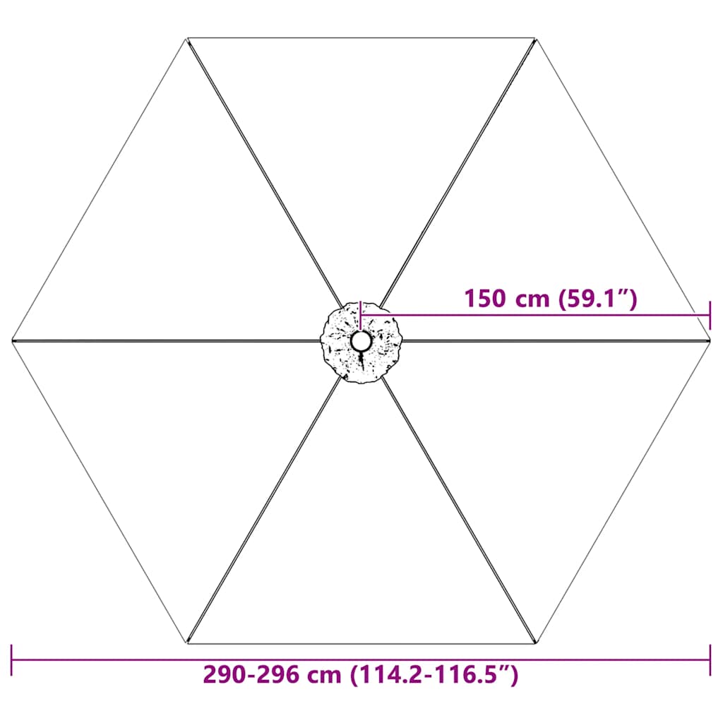 Replacement Fabric | | 100% Polyester | 300 Cm Diameter