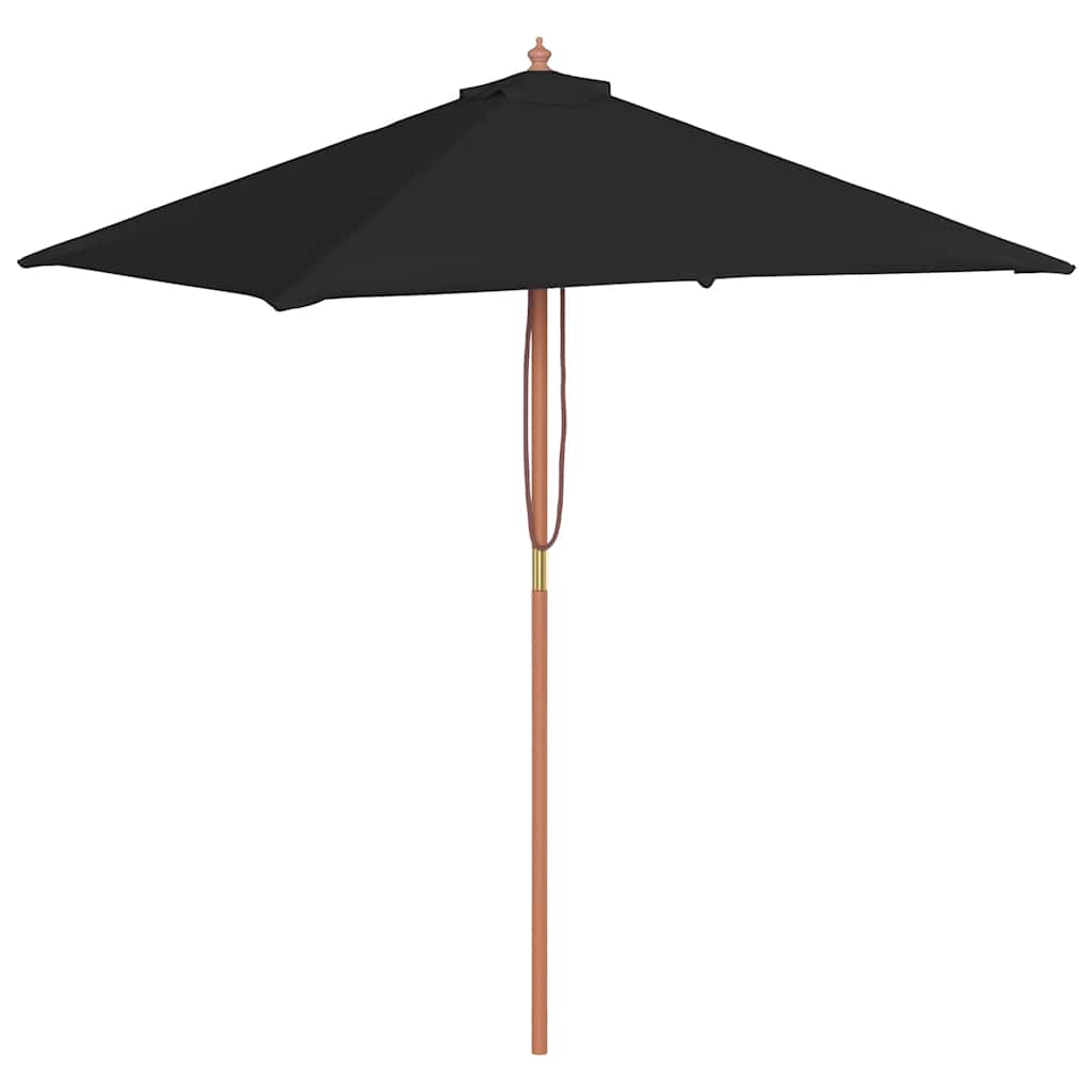 Garden Parasol With Wooden Pole 150X200 Cm