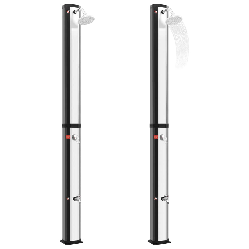 Outdoor Solar Shower With Shower Head And Faucet 35 L