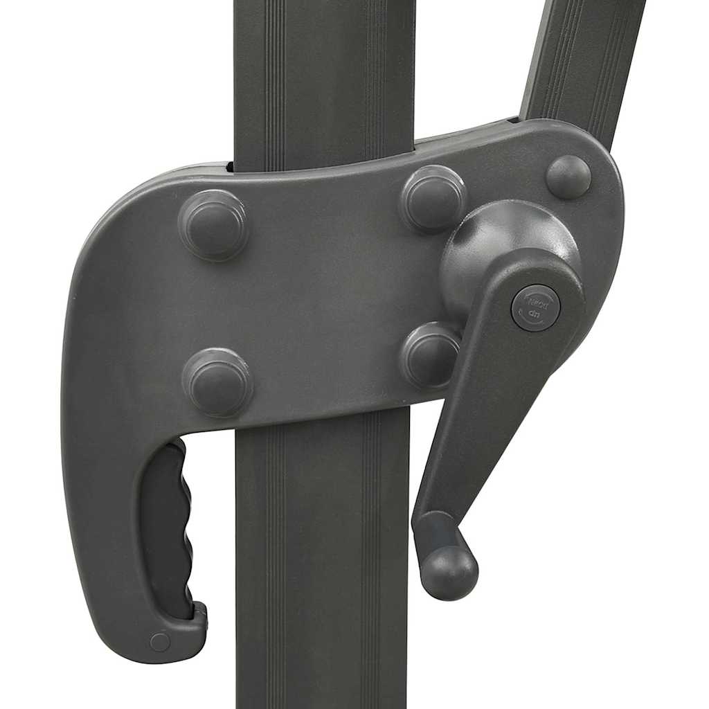 Garden Parasol Cantilever Double Top 400X300 Cm bordeaux red azure blue taupe 40