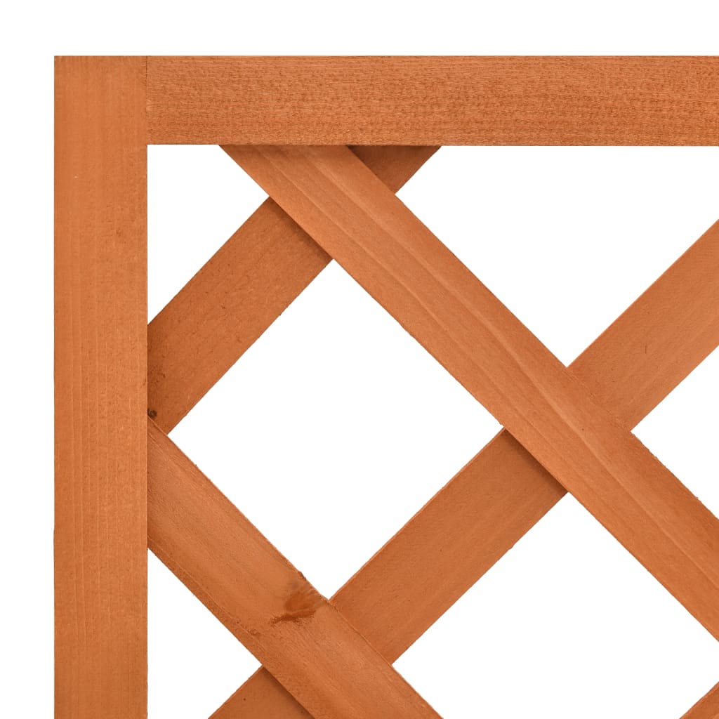 Garden Trellis Planter 50X25X90 Cm Solid Firwood