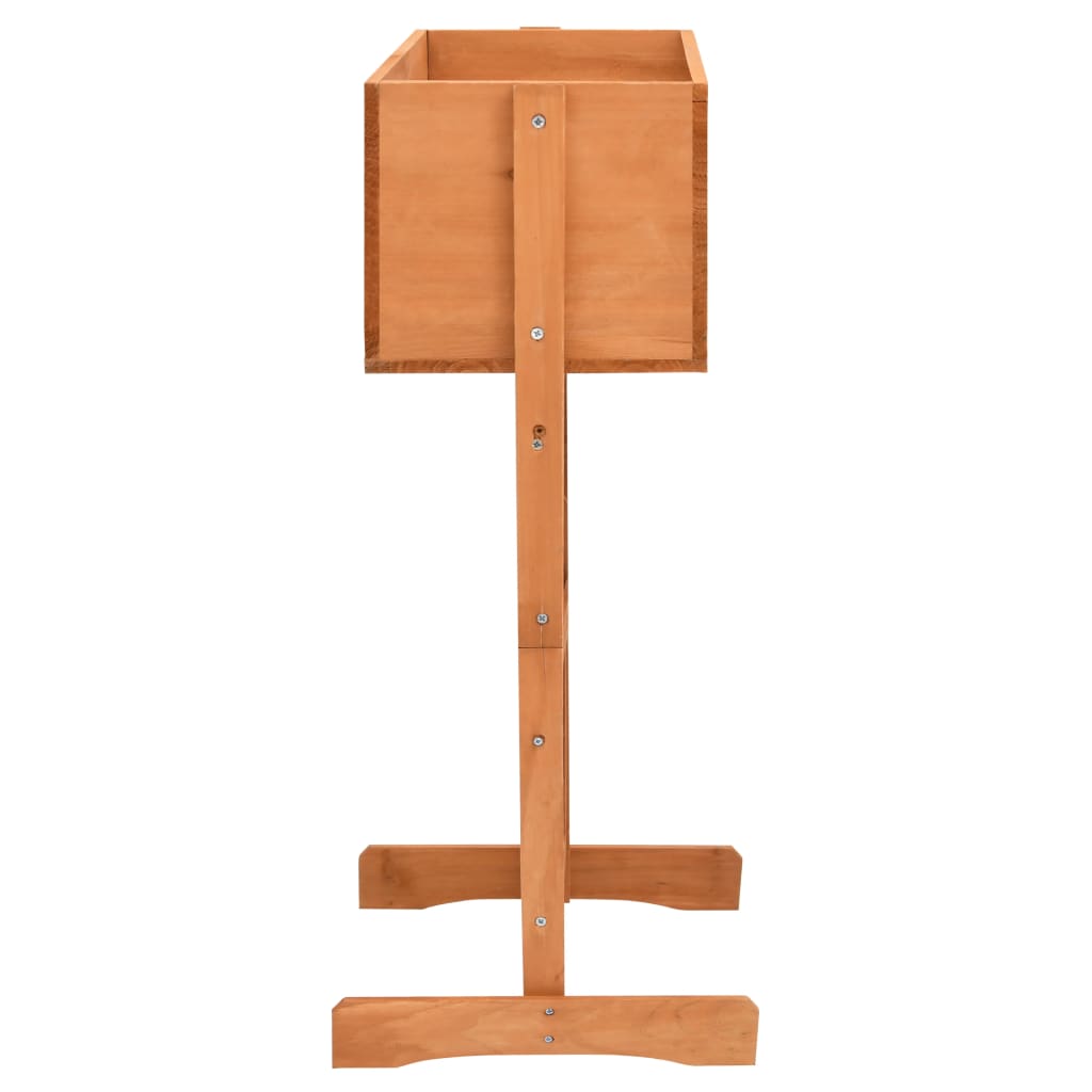 Garden Trellis Planter 45X30X74 Cm Solid Firwood