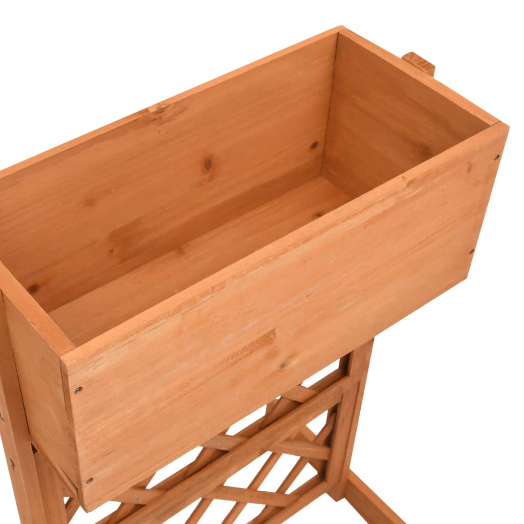 Garden Trellis Planter 45X30X74 Cm Solid Firwood