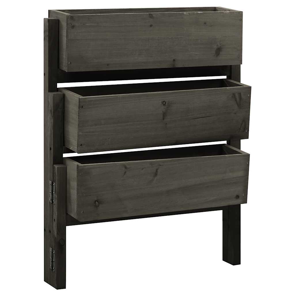 Garden Folding Planter 60X14X75 Cm Solid Firwood