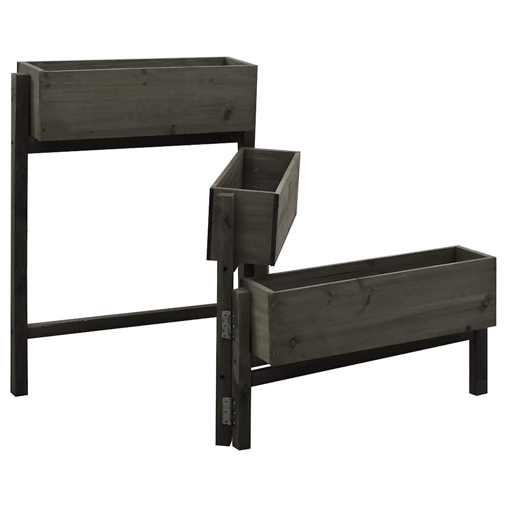 Garden Folding Planter 60X14X75 Cm Solid Firwood