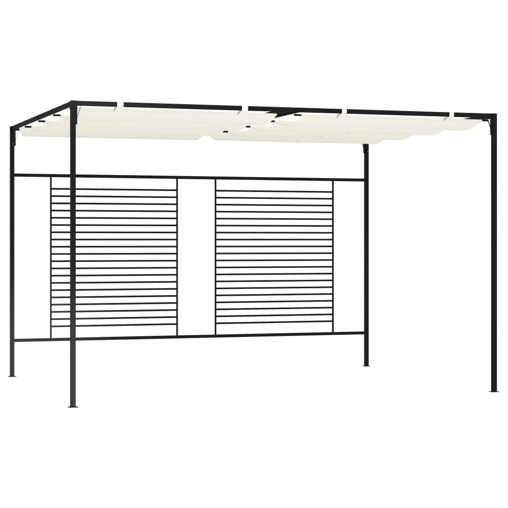 Gazebo With Retractable Roof 3X4X2.3 M 180 G/M²