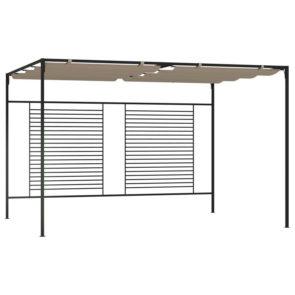 Gazebo With Retractable Roof 3X4X2.3 M 180 G/M²