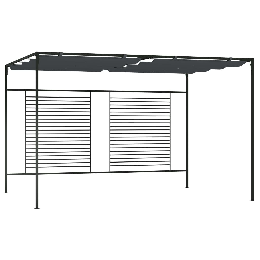 Gazebo With Retractable Roof 3X4X2.3 M 180 G/M²