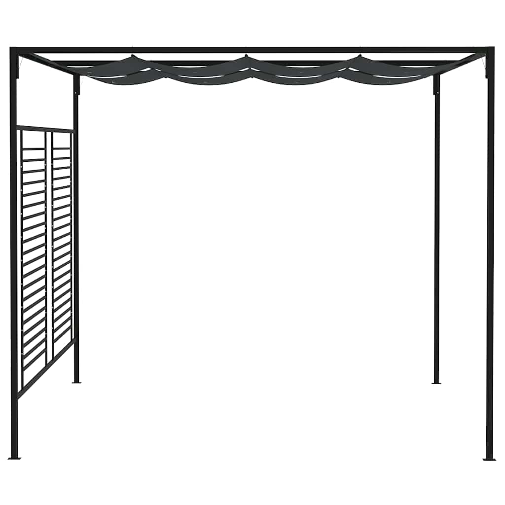 Gazebo Retractable Roof 3X4X2.3 M 180 G/M² cream taupe anthracite iron 300 cm