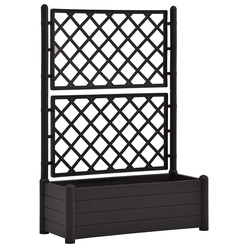 Garden Planter With Trellis Pp