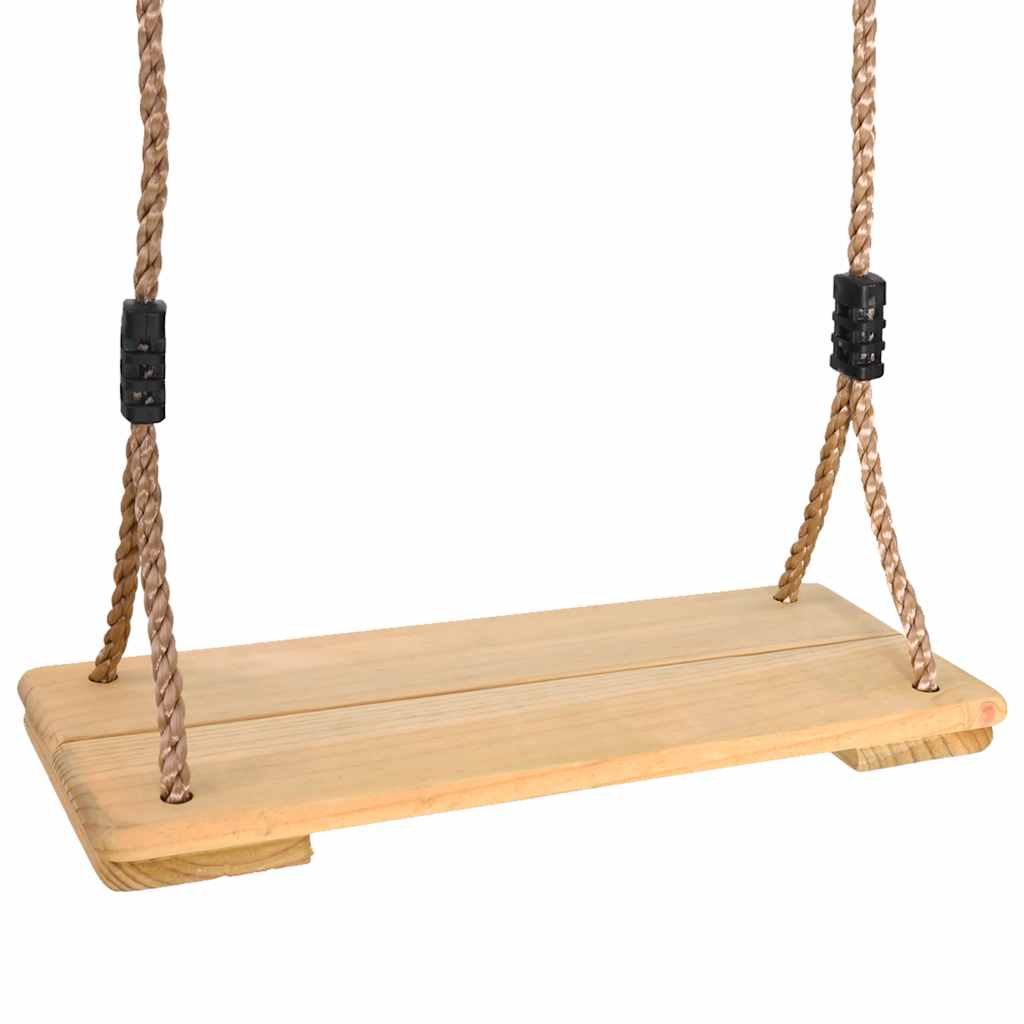 Board Swing 200 Cm Solid Pinewood