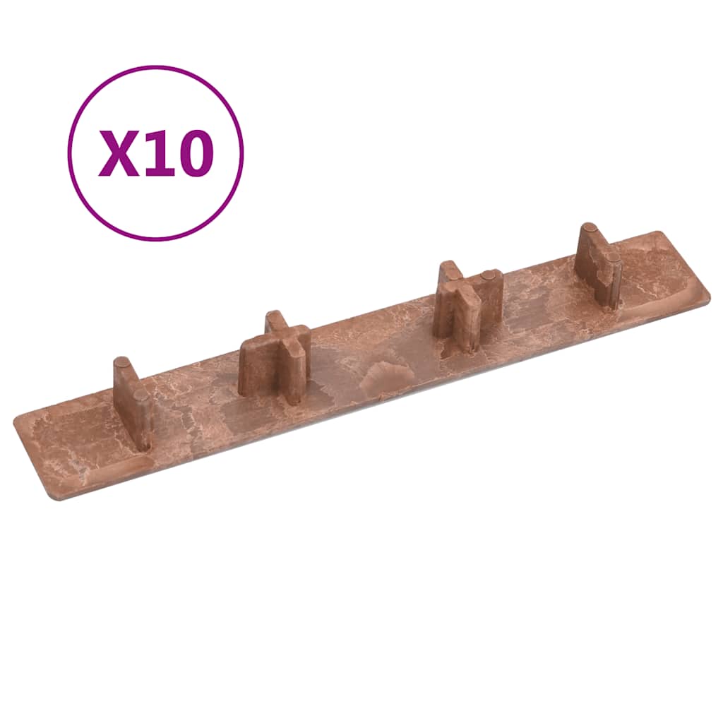 Decking End Caps 10 Pcs Plastic