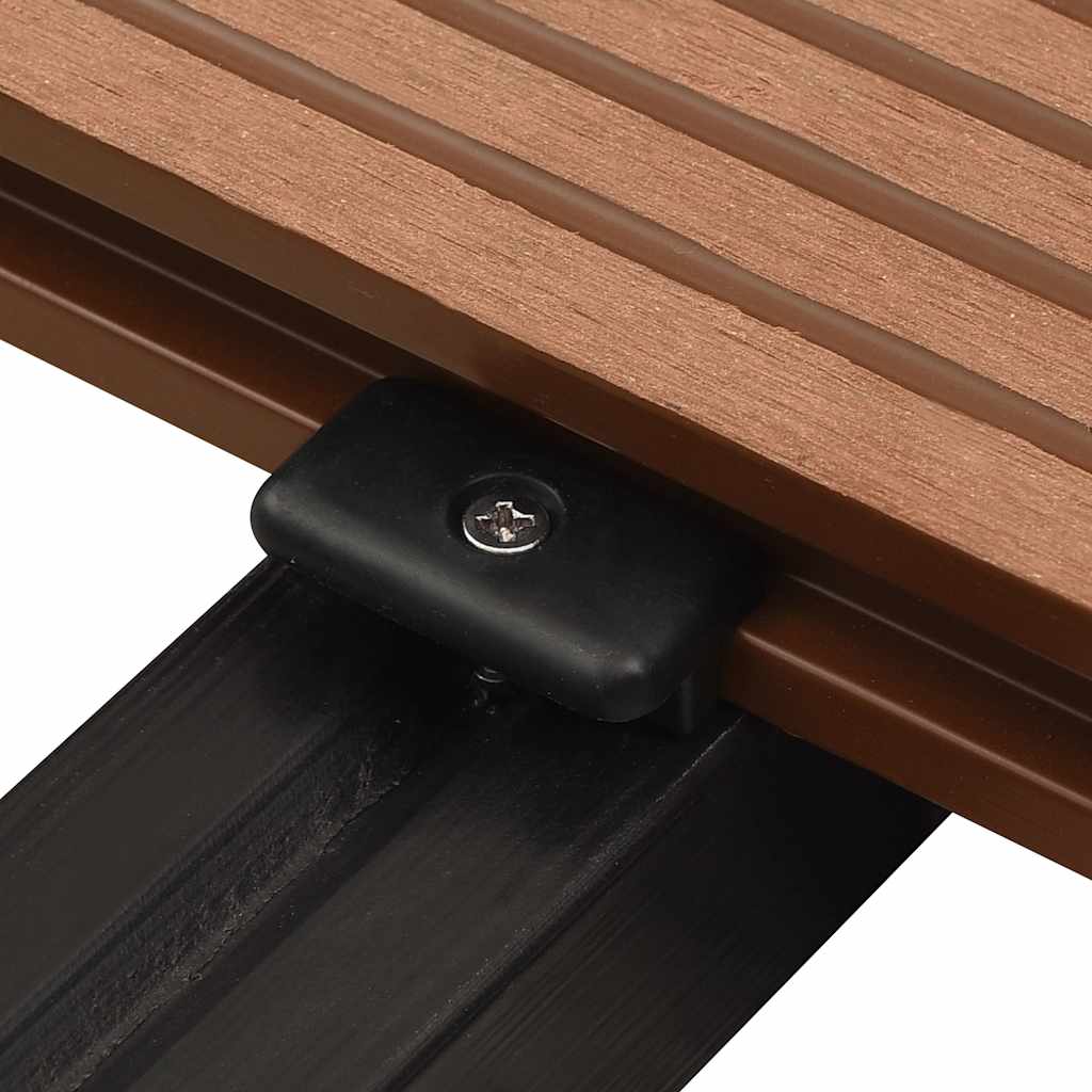 Decking Clips with Screws 200 Pack Composite Board Fixings Stainless Steel