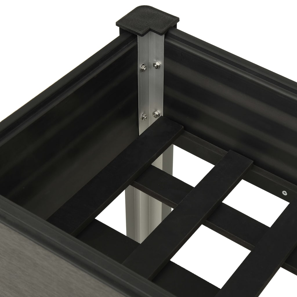 Garden Raised Bed Wpc Grey