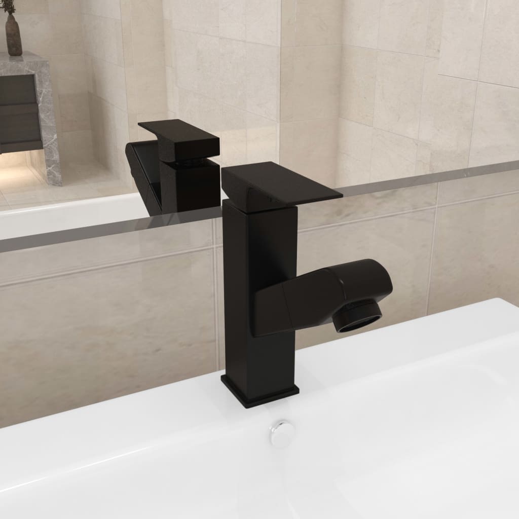 Bathroom Basin Faucet With Pull-Out Function 157X172 Mm