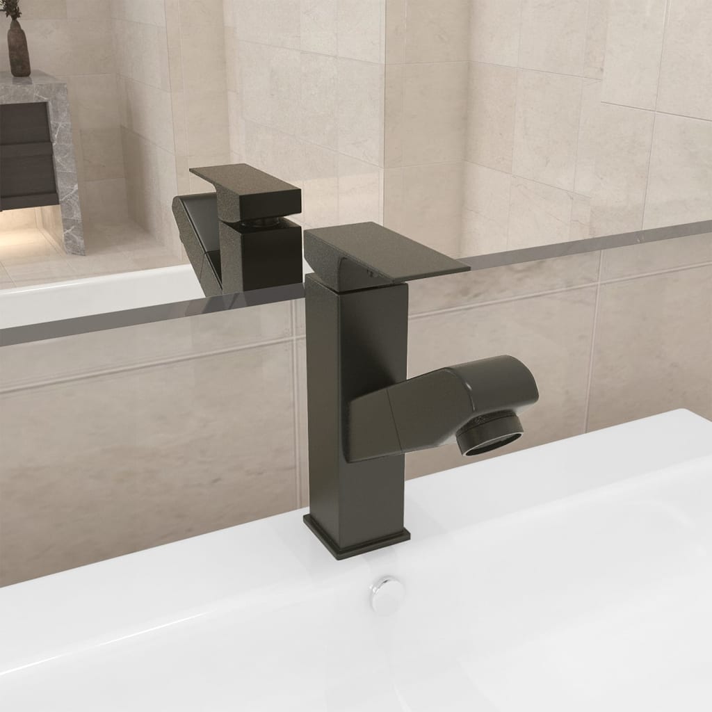 Bathroom Basin Faucet With Pull-Out Function 157X172 Mm