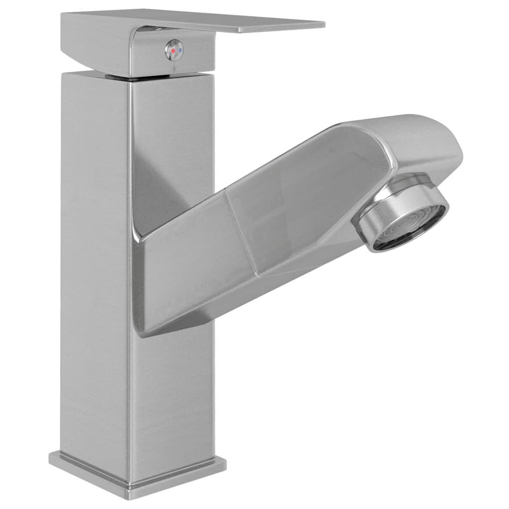 Bathroom Basin Faucet With Pull-Out Function 157X172 Mm