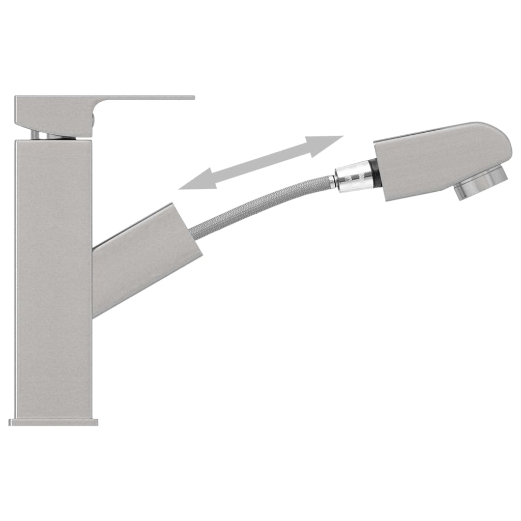 Bathroom Basin Faucet With Pull-Out Function 157X172 Mm