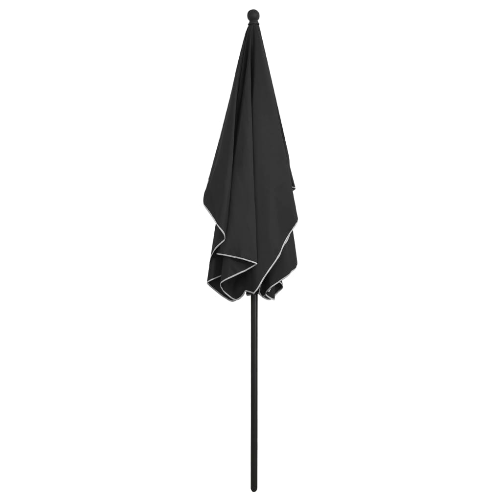 Garden Parasol With Pole 210X140 Cm