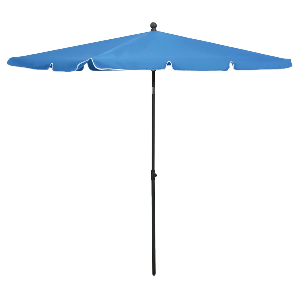 Garden Parasol With Pole 210X140 Cm