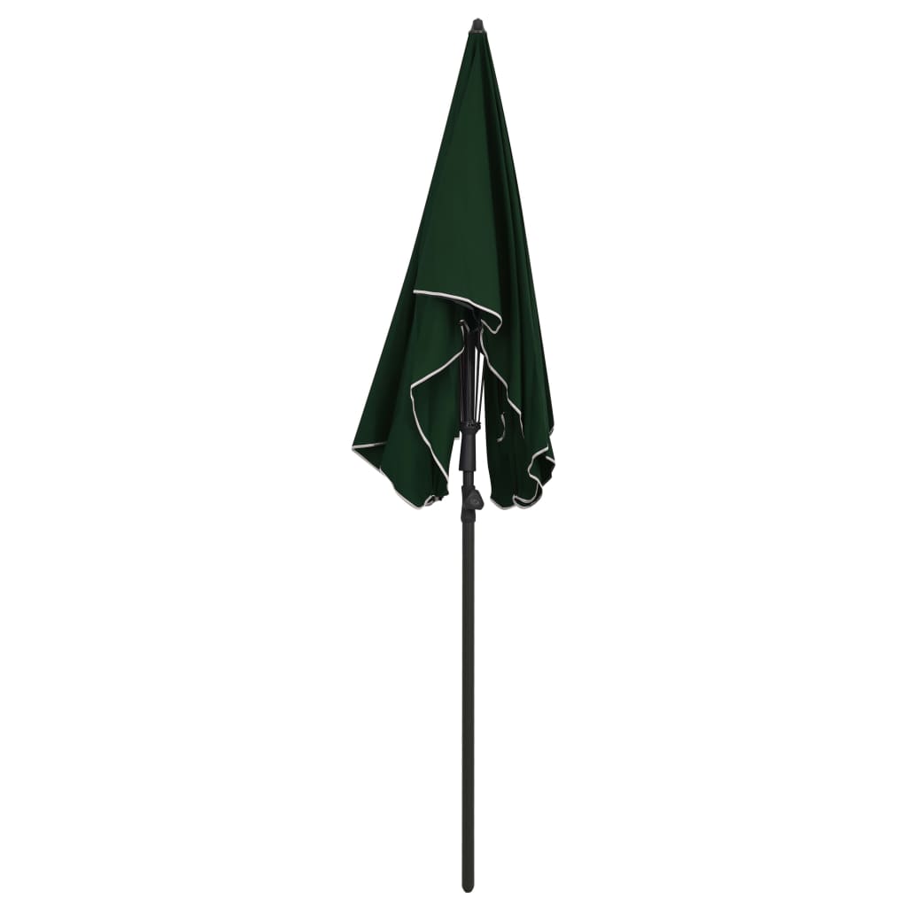 Garden Parasol With Pole 200X130 Cm