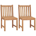 Garden Chairs 8 Pcs Solid Teak Wood