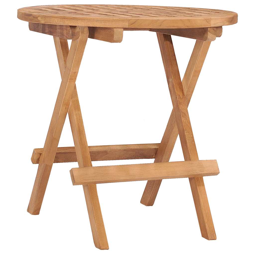 Outdoor Furniture Set 3 Piece Folding Dining Solid Teak Wood Garden Patio Table