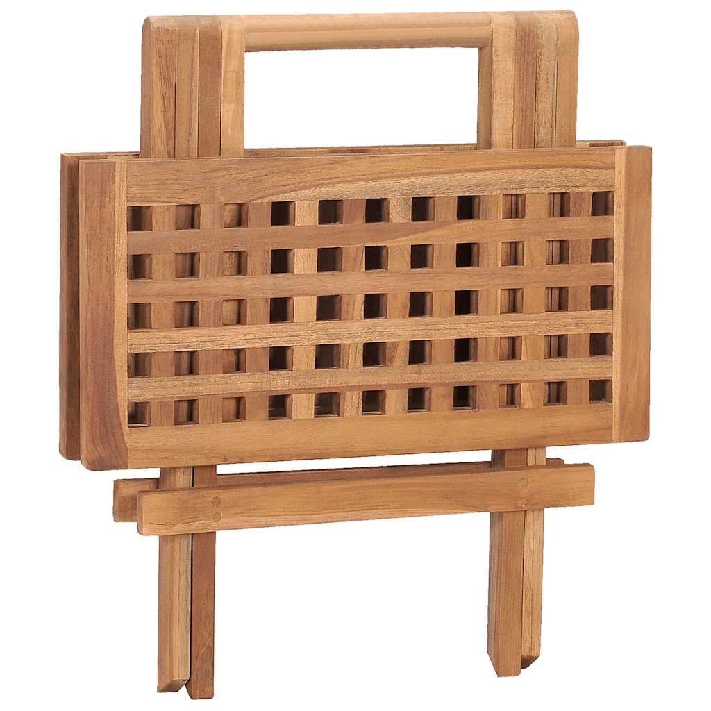 Outdoor Furniture Set 3 Piece Folding Dining Solid Teak Wood Garden Patio Table