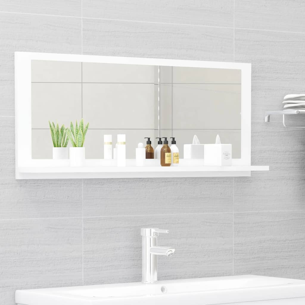Bathroom Mirror Engineered Wood