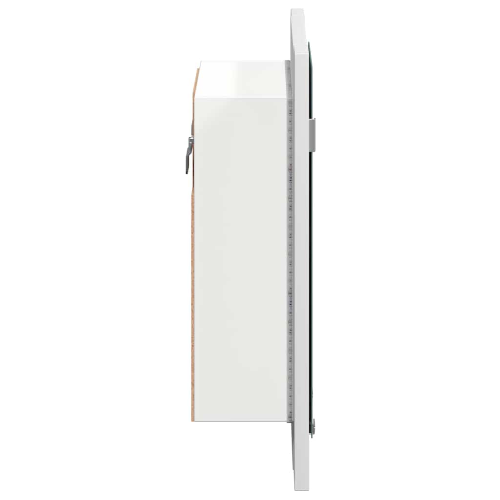 Bathroom Vanity Units LED Mirror Cabinet 40Cm Wall Mounted Storage Cupboard Conc
