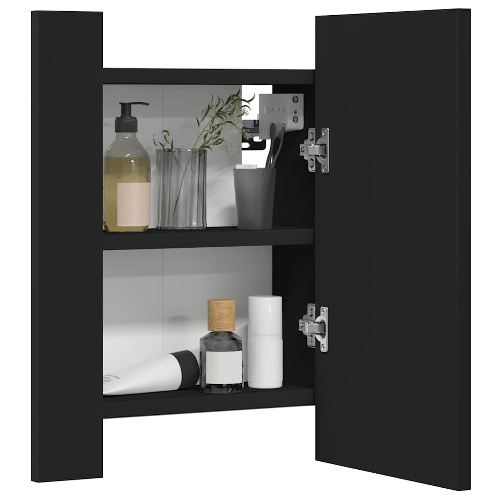 Bathroom Vanity Units LED Mirror Cabinet 40Cm Wall Mounted Storage Cupboard Conc