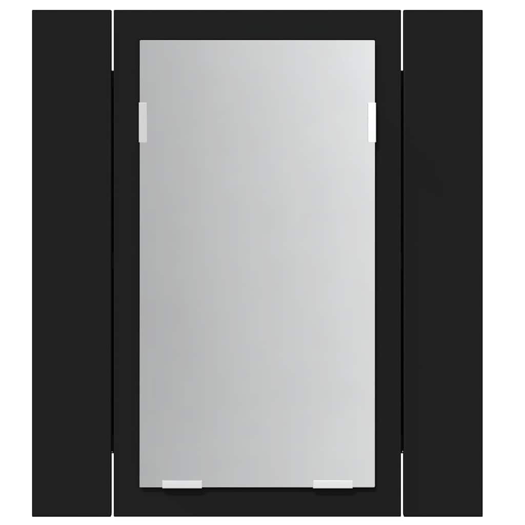 Bathroom Vanity Units LED Mirror Cabinet 40Cm Wall Mounted Storage Cupboard Conc