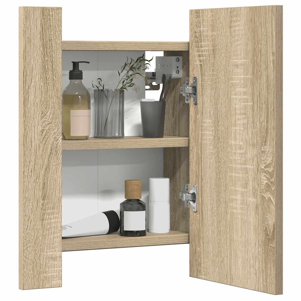 Led Bathroom Mirror Cabinet 40X12X45 Cm Acrylic