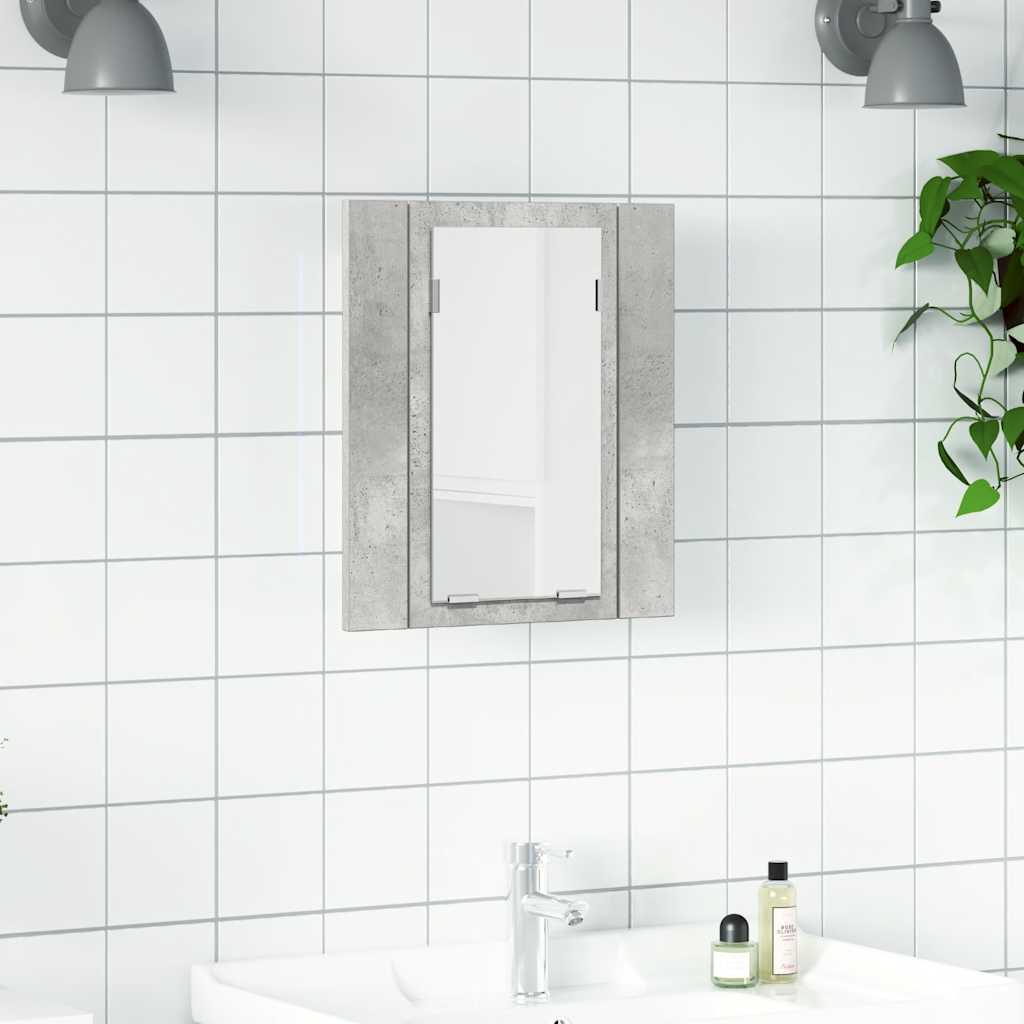Led Bathroom Mirror Cabinet 40X12X45 Cm Acrylic