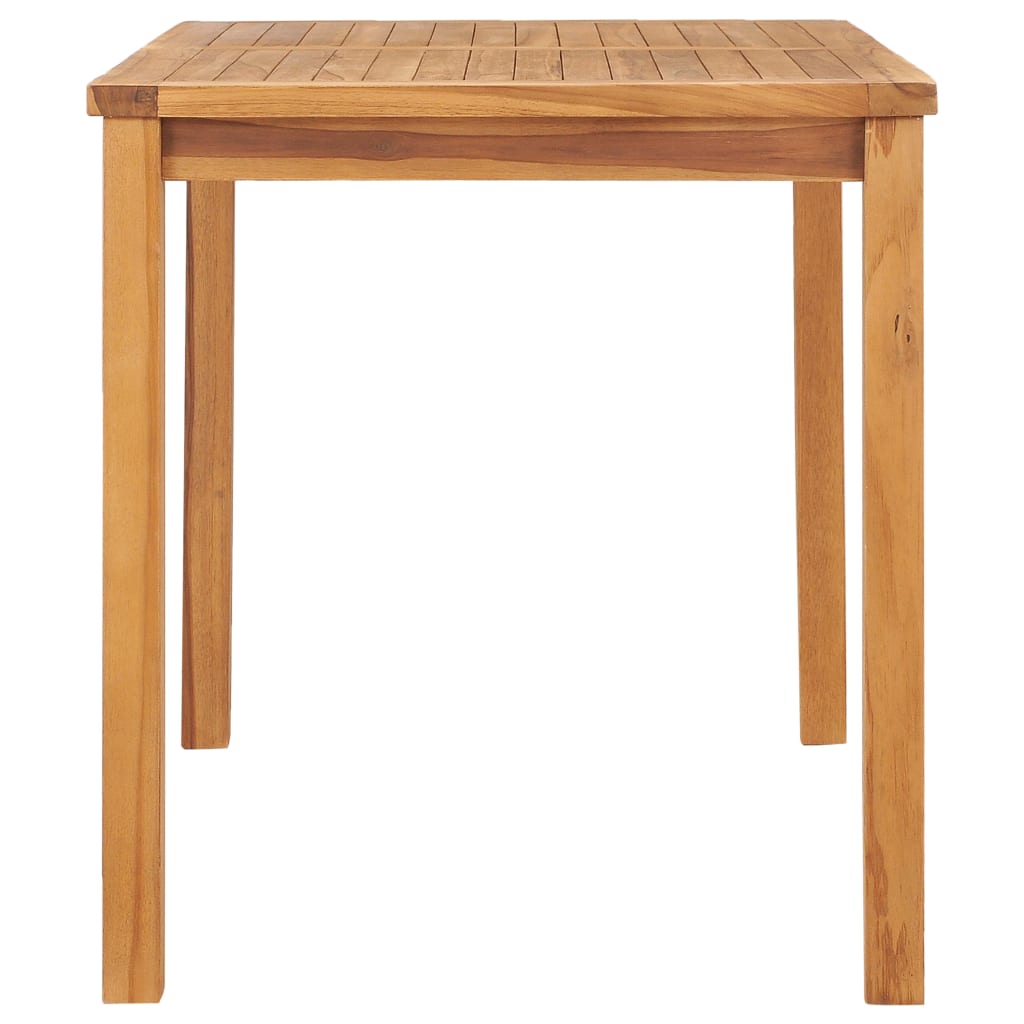 7 Piece Garden Dining Set 120X70 Cm Solid Teak Wood