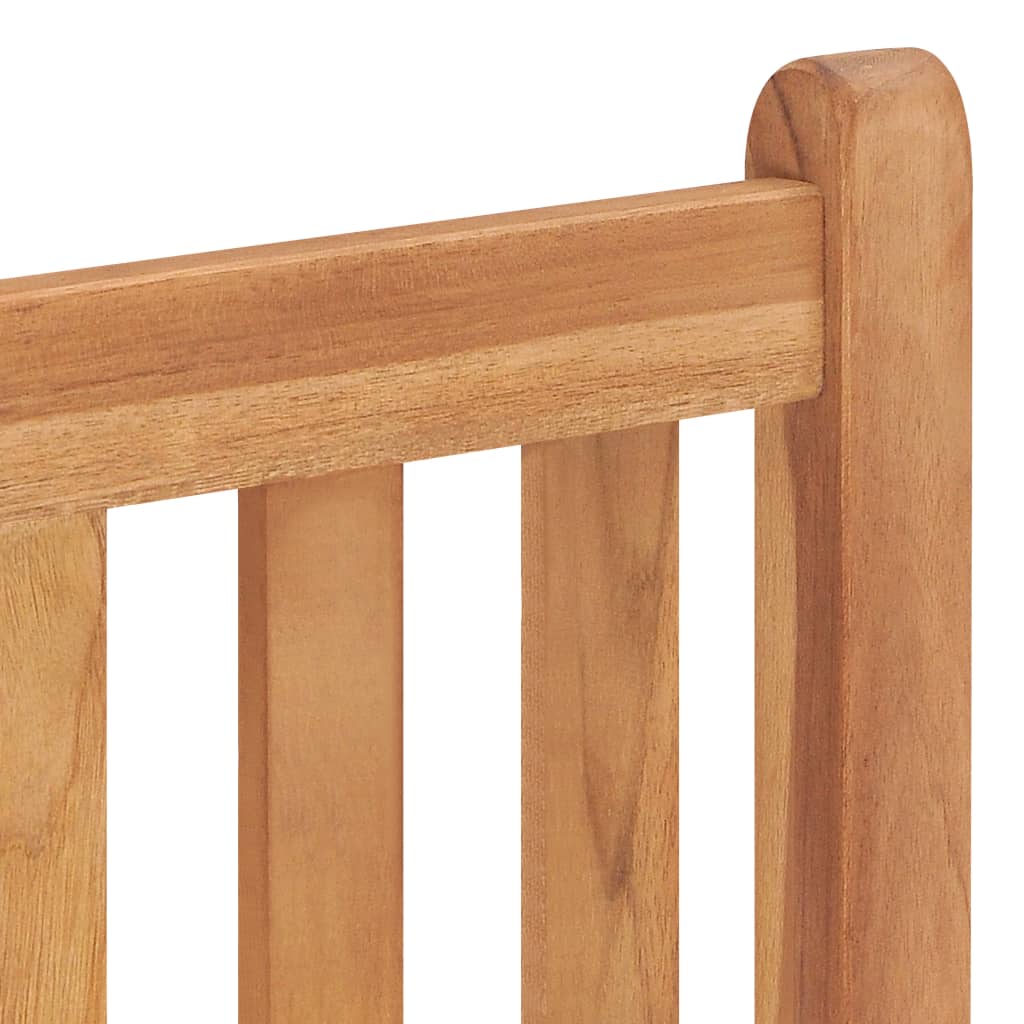 7 Piece Garden Dining Set 120X70 Cm Solid Teak Wood