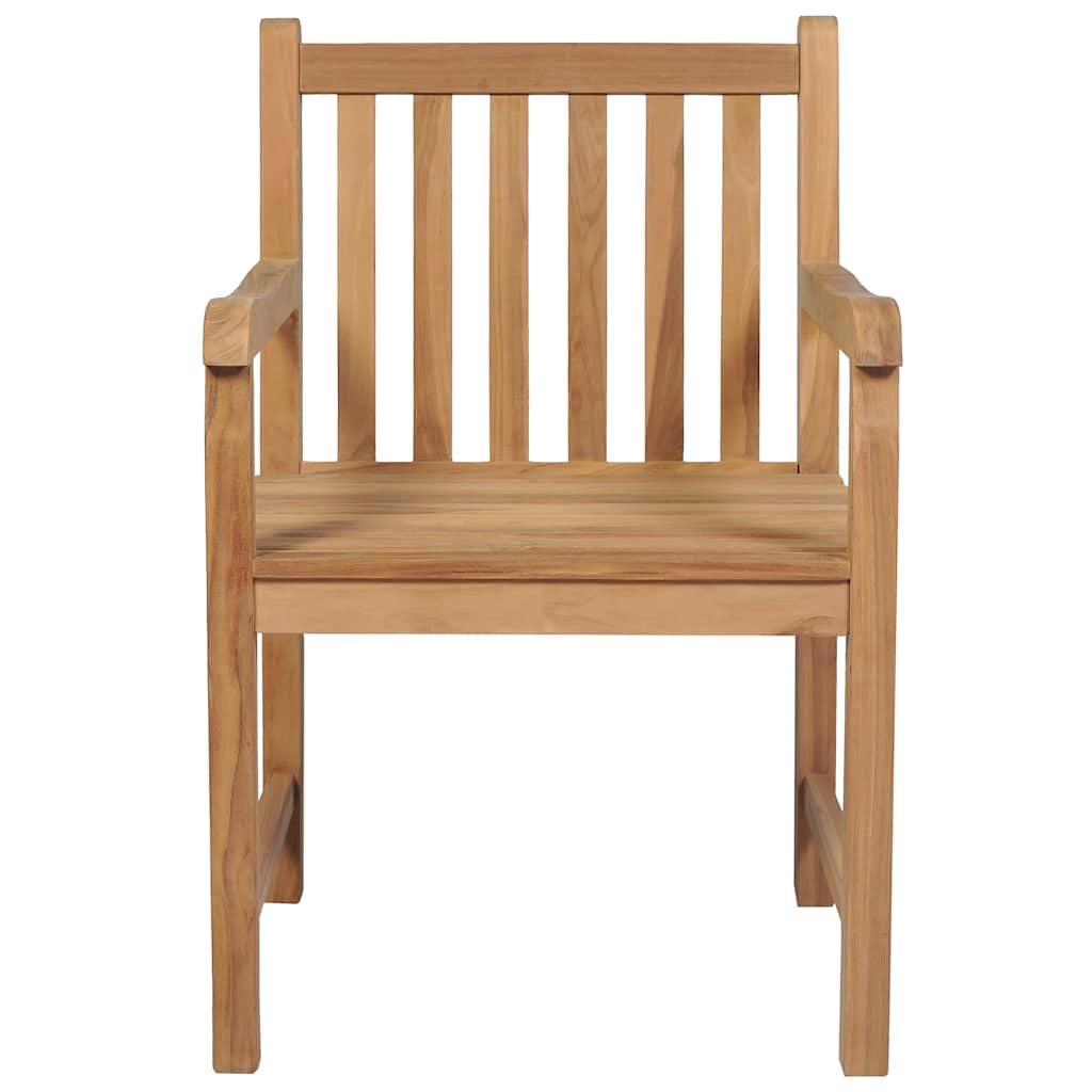 7 Piece Garden Dining Set 150X90 Cm Solid Teak Wood