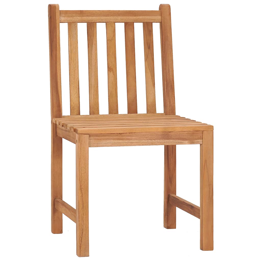Outdoor Furniture Set 5 Piece Garden Dining 160X80 Cm Solid Teak Wood With Armre