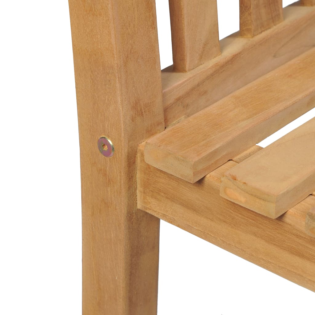 5 Piece Garden Dining Set 180X90 Cm Solid Teak Wood
