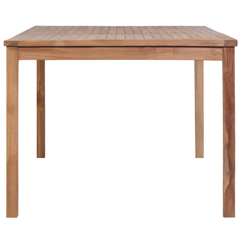 9 Piece Garden Dining Set 200X100 Cm Solid Teak Wood