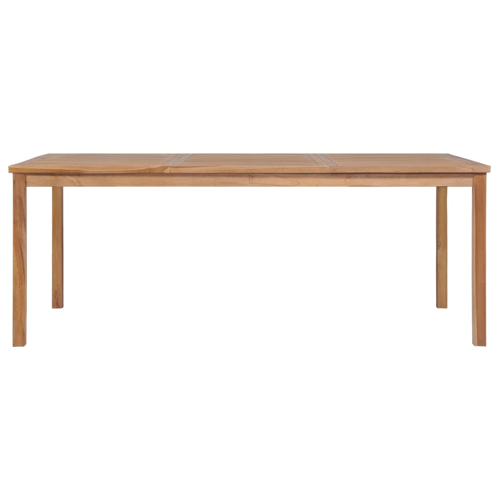 9 Piece Garden Dining Set 200X100 Cm Solid Teak Wood