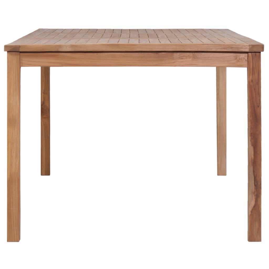 9 Piece Garden Dining Set 200X100 Cm Solid Teak Wood