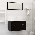 Bathroom Countertop Basin with Faucet White Ceramic 81 x 39 x 18cm