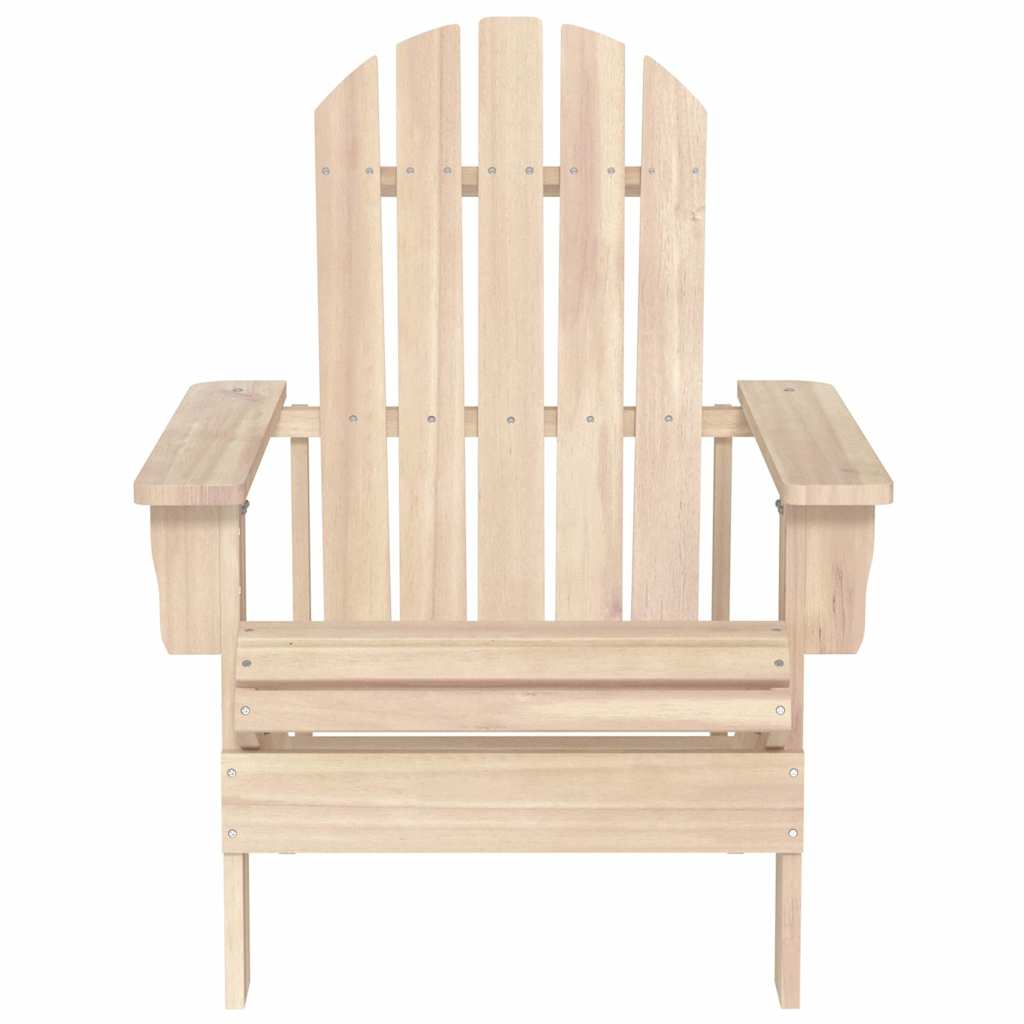 Outdoor Chair Garden Adirondack Solid Fir Wood white blue green natural grey red
