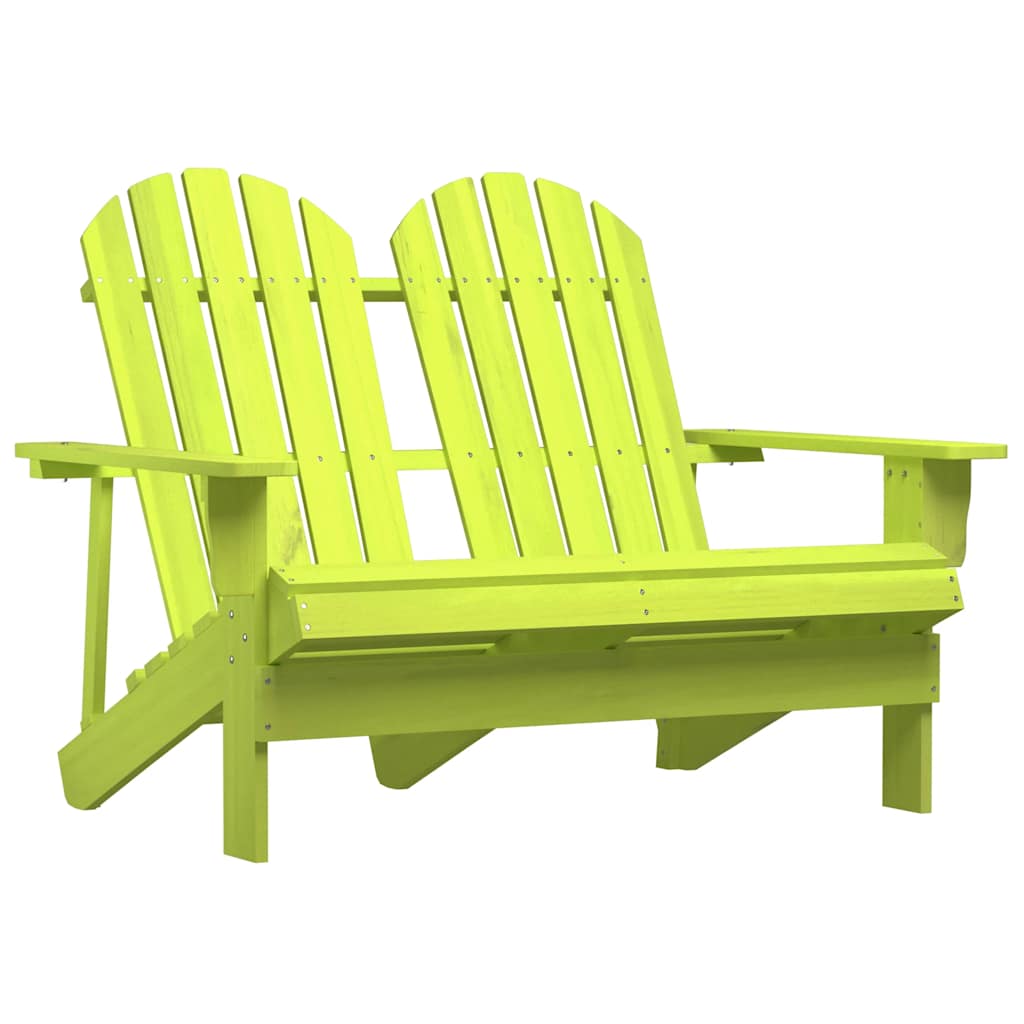 2-Seater Garden Adirondack Chair Solid Fir Wood