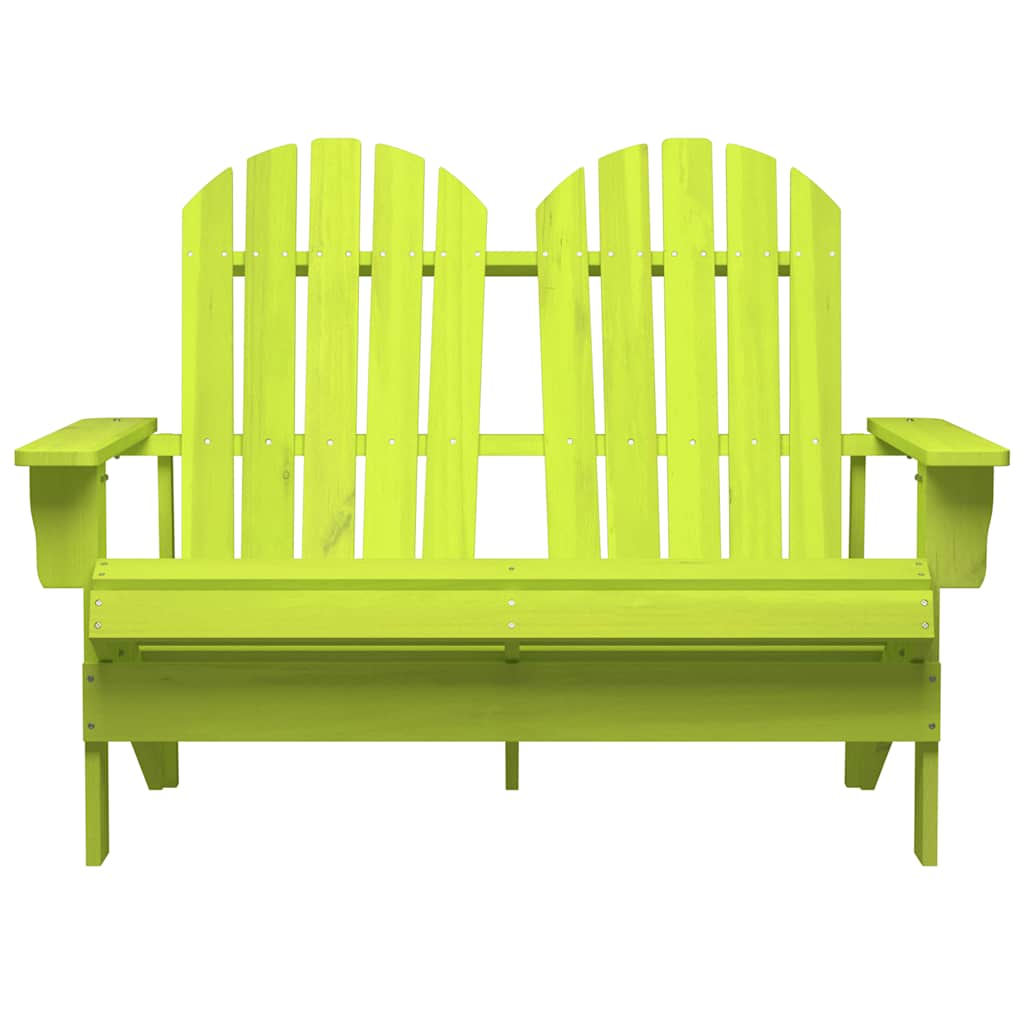 2-Seater Garden Adirondack Chair Solid Fir Wood