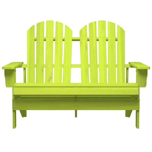 2-Seater Garden Adirondack Chair Solid Fir Wood