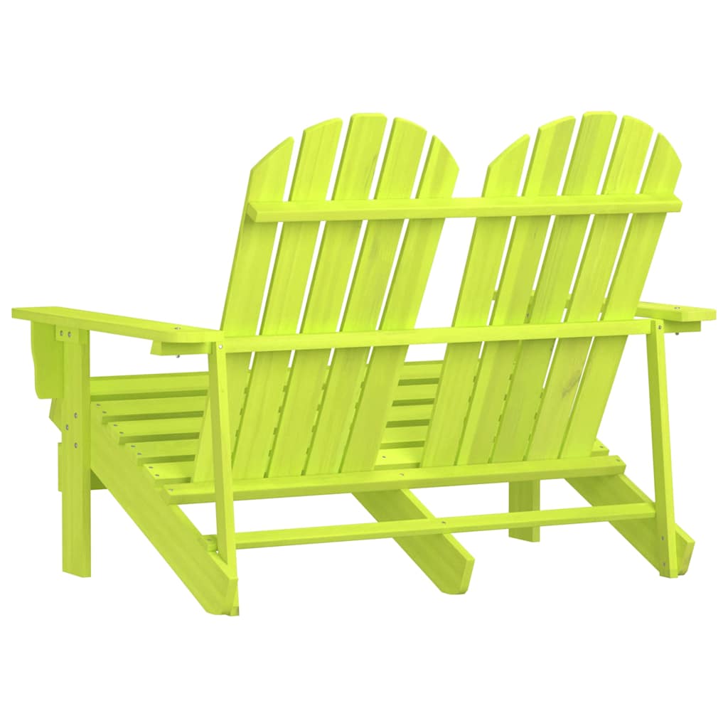 2-Seater Garden Adirondack Chair Solid Fir Wood