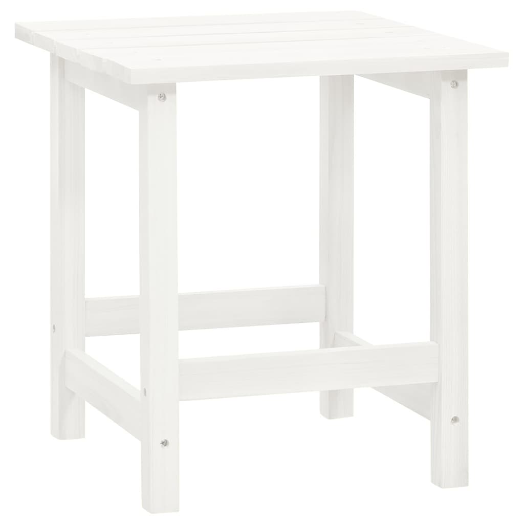 Garden Adirondack Chair With Table Solid Fir Wood