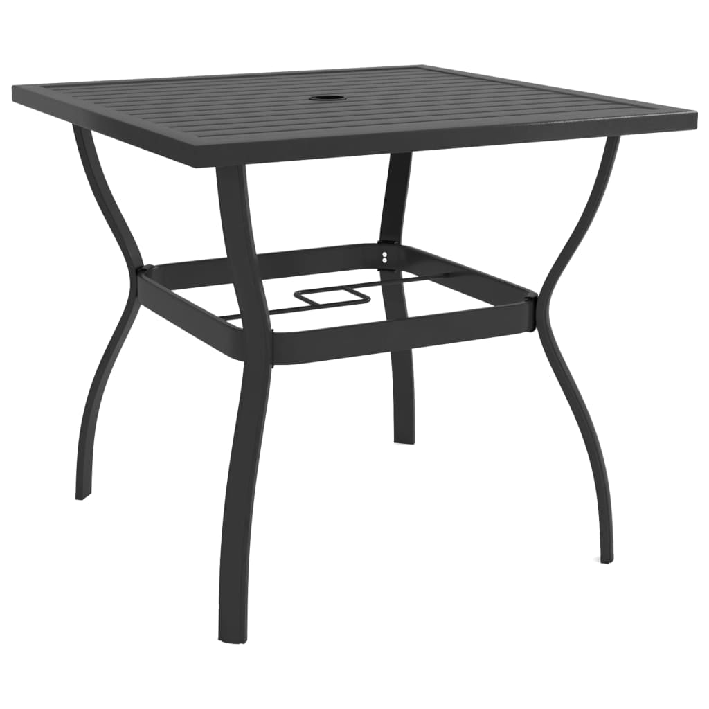 3 Piece Garden Dining Set Textilene And Steel